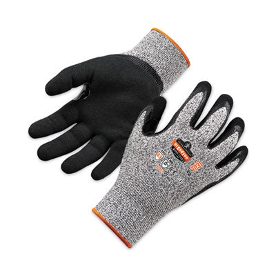 ProFlex 7031 ANSI A3 Nitrile-Coated CR Gloves, Gray, Large, Pair - OrdermeInc