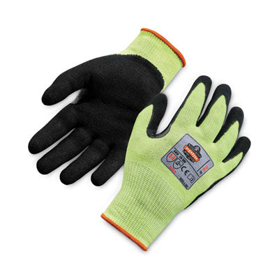 ProFlex 7041 ANSI A4 Nitrile-Coated CR Gloves, Lime, Large, 144 Pairs - OrdermeInc