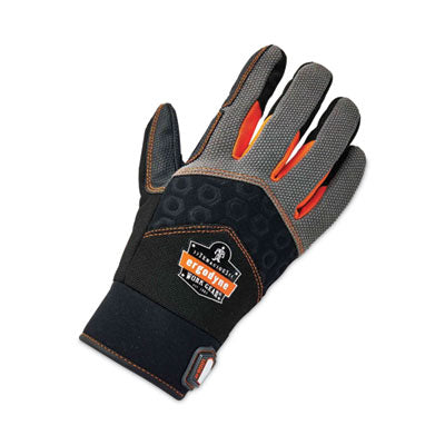 ProFlex 9001 Full-Finger Impact Gloves, Black, Large, Pair - OrdermeInc