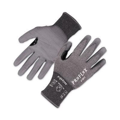 ProFlex 7071 ANSI A7 PU Coated CR Gloves, Gray, Medium, Pair - OrdermeInc