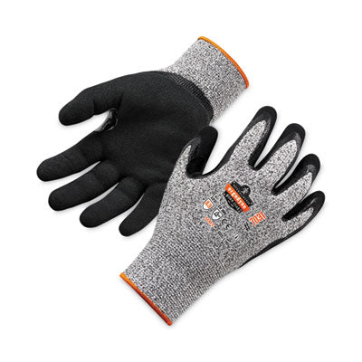 ProFlex 7031 ANSI A3 Nitrile-Coated CR Gloves, Gray, Large, 144 Pairs/Carton - OrdermeInc