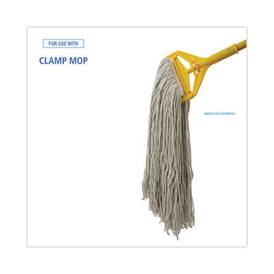 Cut-End Wet Mop Head, Cotton, No. 32, White, 12/Carton OrdermeInc OrdermeInc