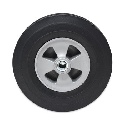 Tilt Truck Wheels, 340 lb Weight Capacity (170 lb Per Wheel), 10" Wheel, Black, 2/Set - OrdermeInc