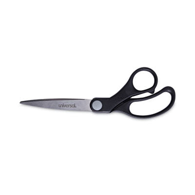 Stainless Steel Office Scissors, 8.5" Long, 3.75" Cut Length, Black Offset Handle OrdermeInc OrdermeInc