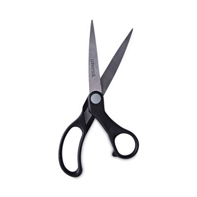 Stainless Steel Office Scissors, 8.5" Long, 3.75" Cut Length, Black Offset Handle OrdermeInc OrdermeInc