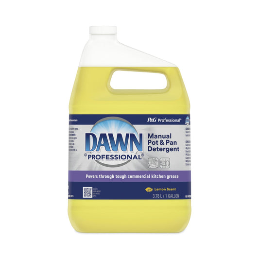 Manual Pot/Pan Dish Detergent, Lemon, 4/Carton - OrderMe