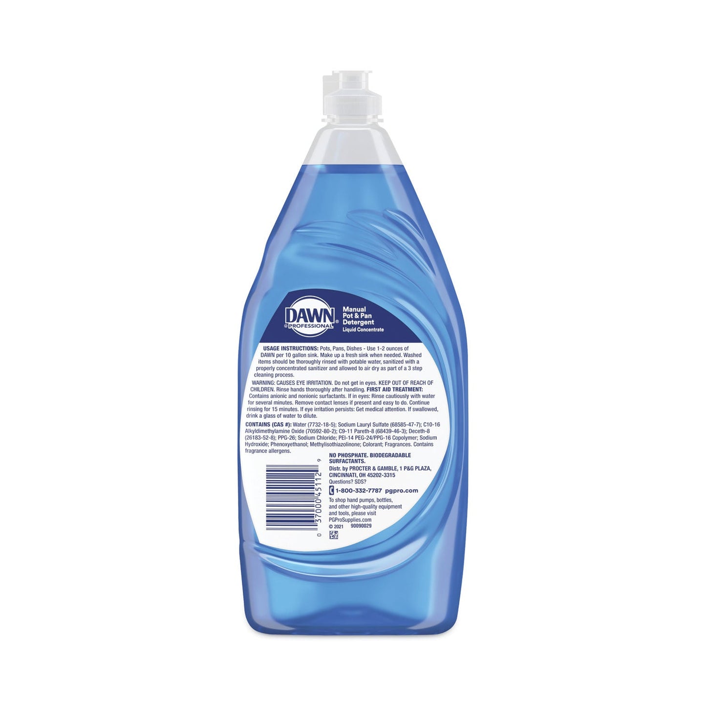 Manual Pot/Pan Dish Detergent, 38 oz Bottle - OrderMe