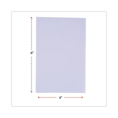 Scratch Pad Value Pack, Unruled, 4 x 6, White, 100 Sheets, 120/Carton OrdermeInc OrdermeInc