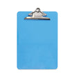 UNIVERSAL OFFICE PRODUCTS Plastic Clipboard with High Capacity Clip, 1.25" Clip Capacity, Holds 8.5 x 11 Sheets, Translucent Blue