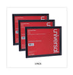 All Purpose Document Frame, 8.5 x 11 Insert, Black, 3/Pack OrdermeInc OrdermeInc