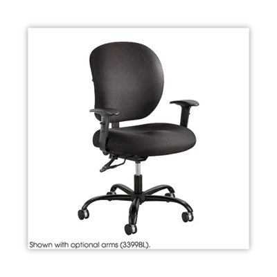 Alday Intensive-Use Chair, Supports Up to 500 lb, 17.5" to 20" Seat Height, Black OrdermeInc OrdermeInc