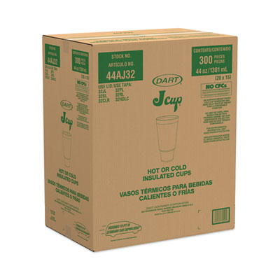 J Cup Insulated Foam Pedestal Cups, 44 oz, White, 300/Carton OrdermeInc OrdermeInc