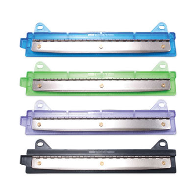 McGill™ 6-Sheet Trident Binder Punch, Three-Hole, 1/4" Holes, Assorted Colors - OrdermeInc