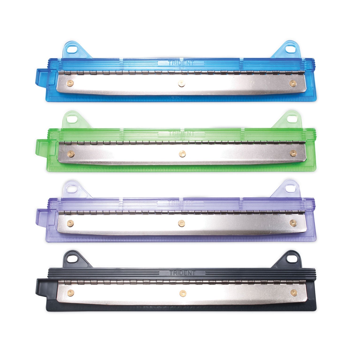 6-Sheet Trident Binder Punch, Three-Hole, 1/4