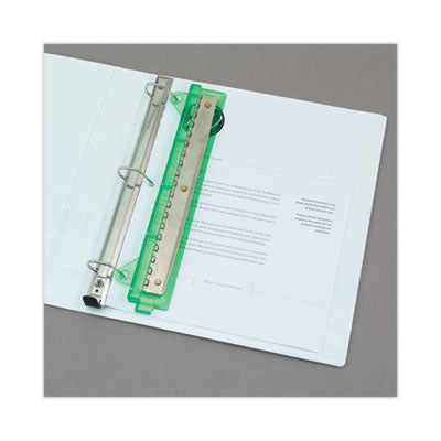 McGill™ 6-Sheet Trident Binder Punch, Three-Hole, 1/4" Holes, Assorted Colors - OrdermeInc