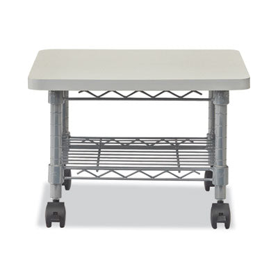 Underdesk Printer/Fax Stand, Engineered Wood, 2 Shelves, 19" x 16" x 13.5", Gray OrdermeInc OrdermeInc