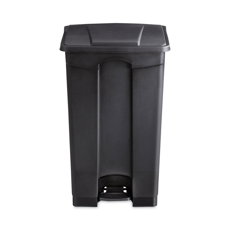 Large Capacity Plastic Step-On Receptacle, 23 gal, Plastic, Black OrdermeInc OrdermeInc