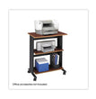 Muv Three Level Machine Cart/Printer Stand, Engineered Wood, 3 Shelves, 29.5" x 20" x 35", Cherry/Black OrdermeInc OrdermeInc