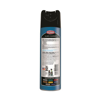 WEIMAN® Foaming Glass Cleaner, 19 oz Aerosol Spray Can, 6/Carton OrdermeInc OrdermeInc