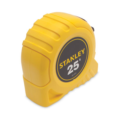 Power Return Tape Measure, Plastic Case, 1" x 2 5ft, Yellow OrdermeInc OrdermeInc