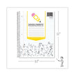 DoodleWrite Notebooks, 1-Subject, Medium/College Rule, White Cover, (60) Sheets, 24/Carton, Ships in 4-6 Business Days - OrdermeInc