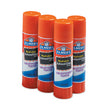 Washable School Glue Sticks, 0.24 oz, Applies Purple, Dries Clear, 4/Pack OrdermeInc OrdermeInc