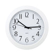 Whisper Quiet Clock, 12" Overall Diameter, White Case, 1 AA (sold separately) OrdermeInc OrdermeInc