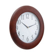 Round Wood Wall Clock, 12.75" Overall Diameter, Cherry Case, 1 AA (sold separately) OrdermeInc OrdermeInc