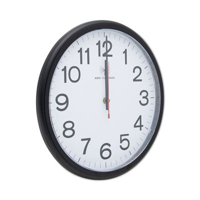 Deluxe 13 1/2" Indoor/Outdoor Atomic Clock, 13.5" Overall Diameter, Black Case, 1 AA (sold separately) OrdermeInc OrdermeInc