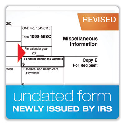 1099-MISC Five-Part Laser Forms and Envelopes, Fiscal Year: 2023, 5-Part Carbonless, 8 x 5, 2 Forms/Sheet, 10 Forms Total OrdermeInc OrdermeInc