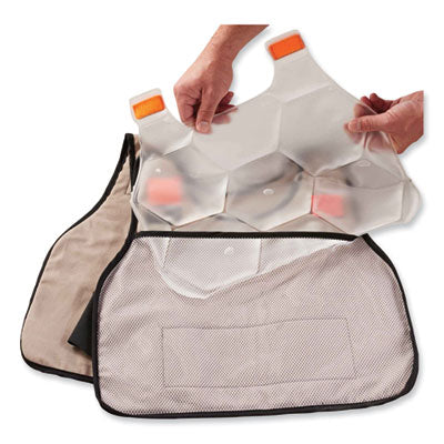 Chill-Its 6220 Phase Change Cooling Vest Charge Packs, Small/Medium, 12 x 16.25 - OrdermeInc