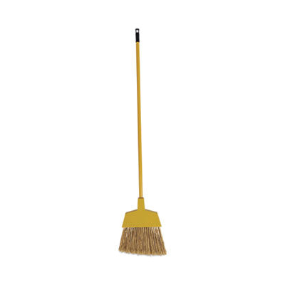 BOARDWALK Poly Bristle Angler Broom, 53" Handle, Yellow, 12/Carton - OrdermeInc