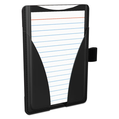 Oxford™ At Hand Note Card Case, Holds 25 3 x 5 Cards, 5.5 x 3.75 x 5.33, Poly, Black - OrdermeInc