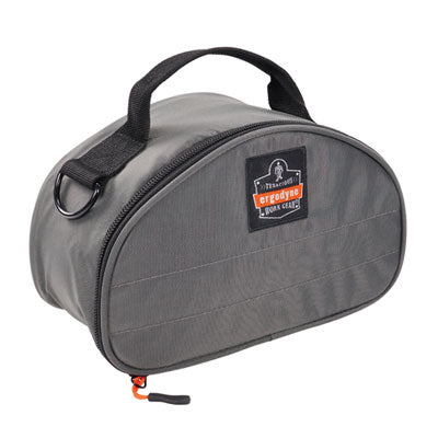 Arsenal 5187 Clamshell Half Respirator Bag with Zipper Closure, 4 x 9 x 5, Gray - OrdermeInc