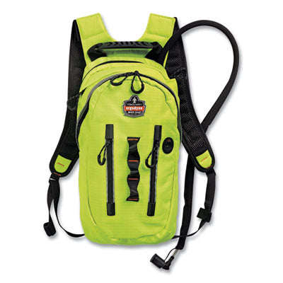 Chill-Its 5157 Cargo Hydration Pack with Storage, 3 L, Hi-Vis Lime - OrdermeInc