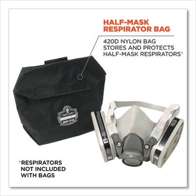 Arsenal 5182 Half Mask Respirator Pack with Hook-and-Loop Closure, 7 x 4 x 10, Black - OrdermeInc