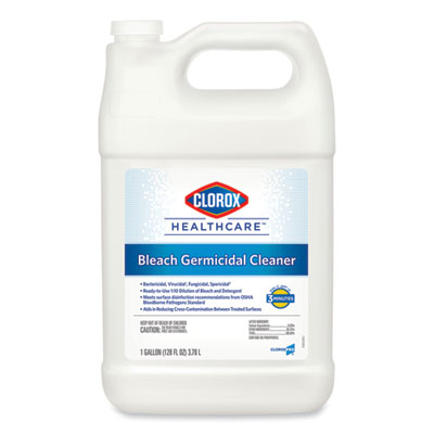 Bleach Germicidal Cleaner, 128 oz Refill Bottle, 4/Carton OrdermeInc OrdermeInc