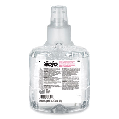 GOJO® Clear and Mild Foam Handwash Refill, For GOJO LTX-12 Dispenser, Fragrance-Free, 1,200 mL Refill OrdermeInc OrdermeInc