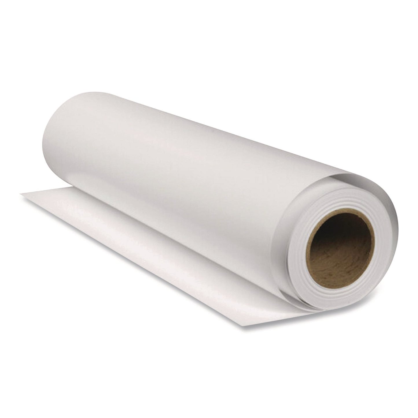 Exhibition Fiber Paper Roll, 12 mil, 24" x 50 ft, Glossy White