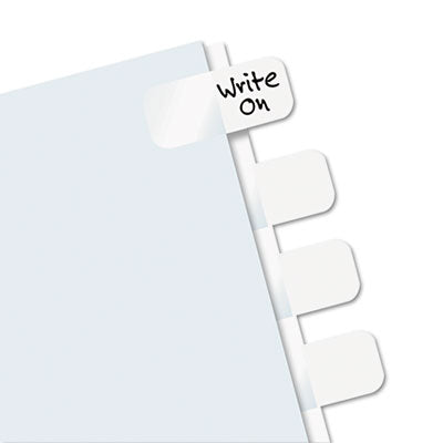 REDI-TAG CORPORATION Legal Index Tabs, Customizable: Handwrite Only, 1/5-Cut, White, 1" Wide, 416/Pack - OrdermeInc