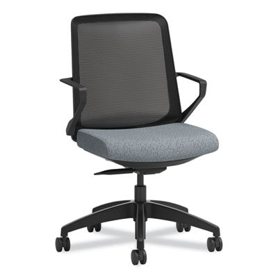 Cliq Office Chair, Supports Up to 300 lb, 17" to 22" Seat Height, Basalt Seat/Black Back/Base, Ships in 7-10 Business Days OrdermeInc OrdermeInc