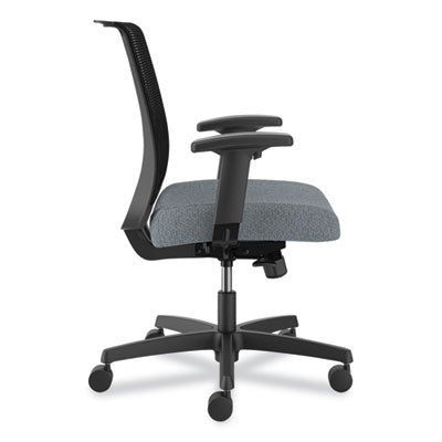 Convergence Mid-Back Task Chair, Up to 275 lb, 16.5" to 21" Seat Ht, Basalt Seat, Black Back/Frame, Ships in 7-10 Bus Days OrdermeInc OrdermeInc