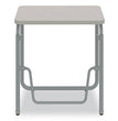 AlphaBetter 2.0 Height-Adjustable Student Desk with Pendulum Bar, 27.75" x 19.75" x 29" to 43", Pebble Gray OrdermeInc OrdermeInc
