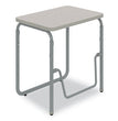 AlphaBetter 2.0 Height-Adjustable Student Desk with Pendulum Bar, 27.75" x 19.75" x 29" to 43", Pebble Gray OrdermeInc OrdermeInc