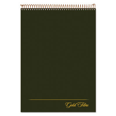 Ampad® Gold Fibre Wirebound Project Notes Pad, Project-Management Format, Green Cover, 70 White 8.5 x 11.75 Sheets - OrdermeInc