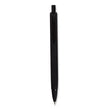 U Brands Cambria Soft Touch Mechanical Pencil, 0.7 mm, HB (#2), Black Lead, Black Barrel, 12/Pack OrdermeInc OrdermeInc