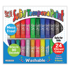 The Pencil Grip™ Kwik Stick Tempera Paint, 3.5", Assorted Colors, 24/Pack OrdermeInc OrdermeInc