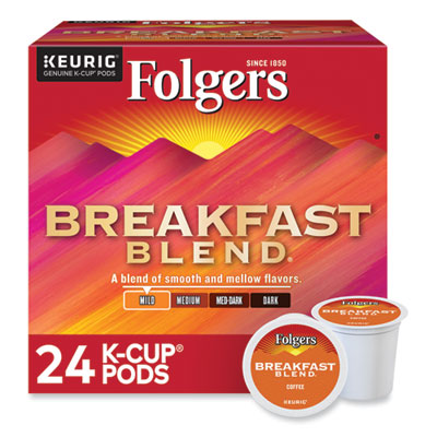 Folgers® Breakfast Blend Coffee K-Cups, 24/Box OrdermeInc OrdermeInc