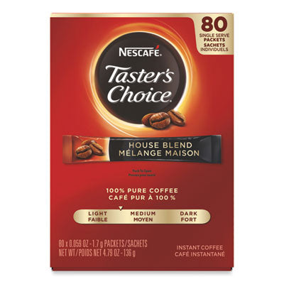 Nescafé® Taster's Choice Stick Pack, House Blend, 80/Box OrdermeInc OrdermeInc