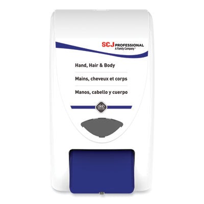 Cleanse Hand, Hair and Body Dispenser, 2 L, 6.4 x 5.7 x 11.5, White/Blue, 15/Carton OrdermeInc OrdermeInc